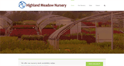 Desktop Screenshot of highlandmeadownursery.com